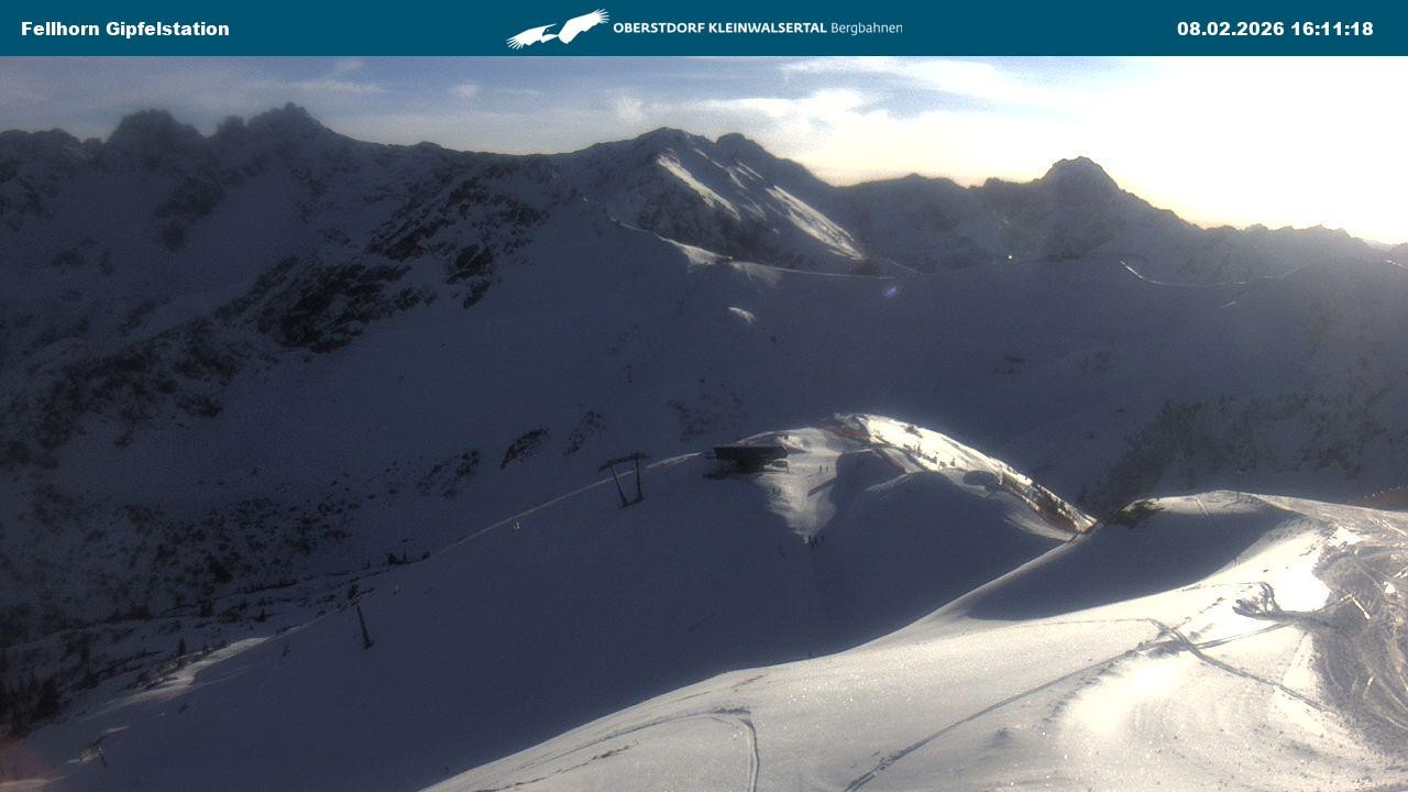 Archiv Foto Webcam Bergstation Fellhornbahn (1.967m)