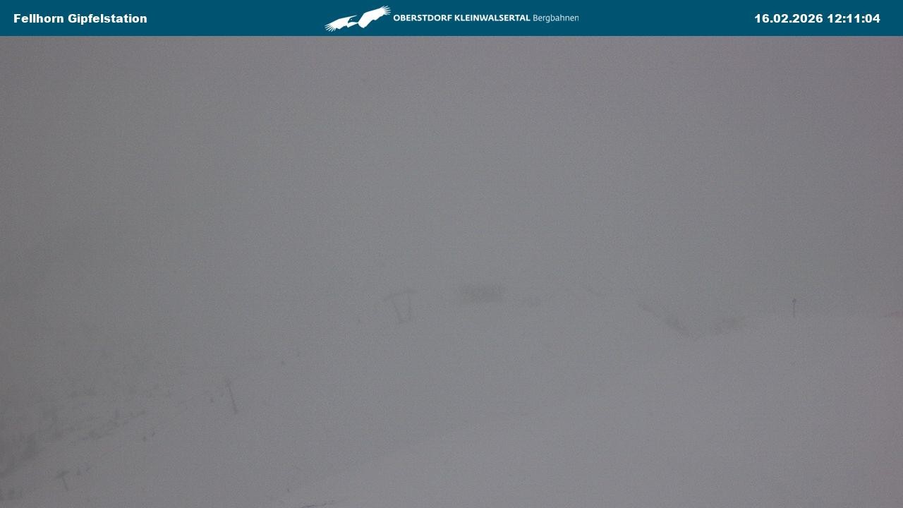 Archived image Webcam Fellhornbahn - Top Station (1.967m)