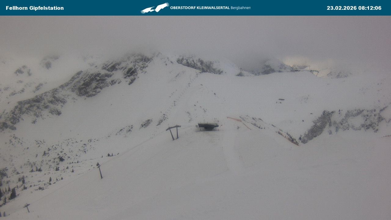 Archiv Foto Webcam Bergstation Fellhornbahn (1.967m)