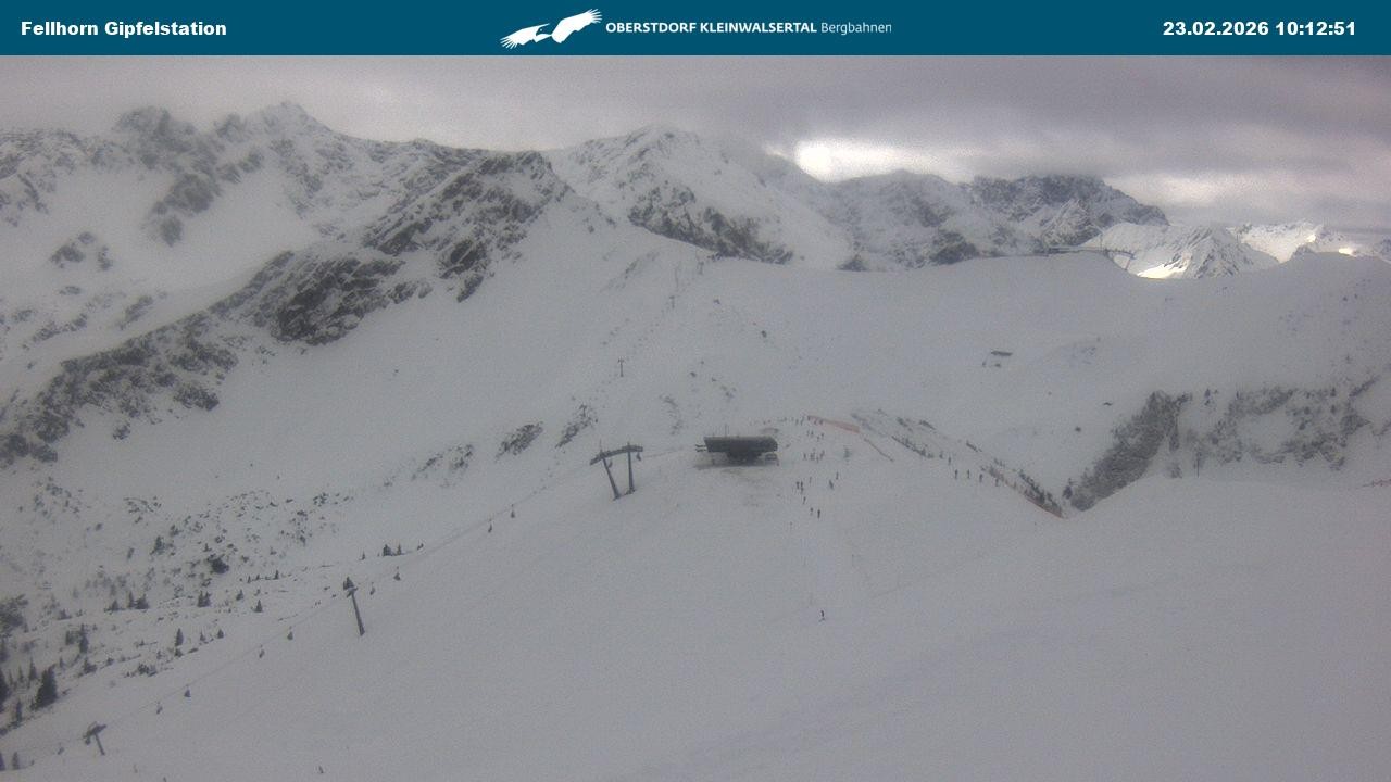 Archiv Foto Webcam Bergstation Fellhornbahn (1.967m)