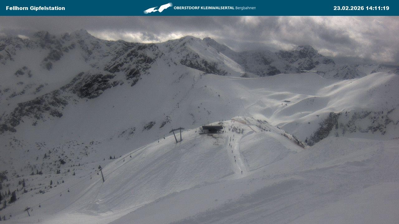 Archiv Foto Webcam Bergstation Fellhornbahn (1.967m)