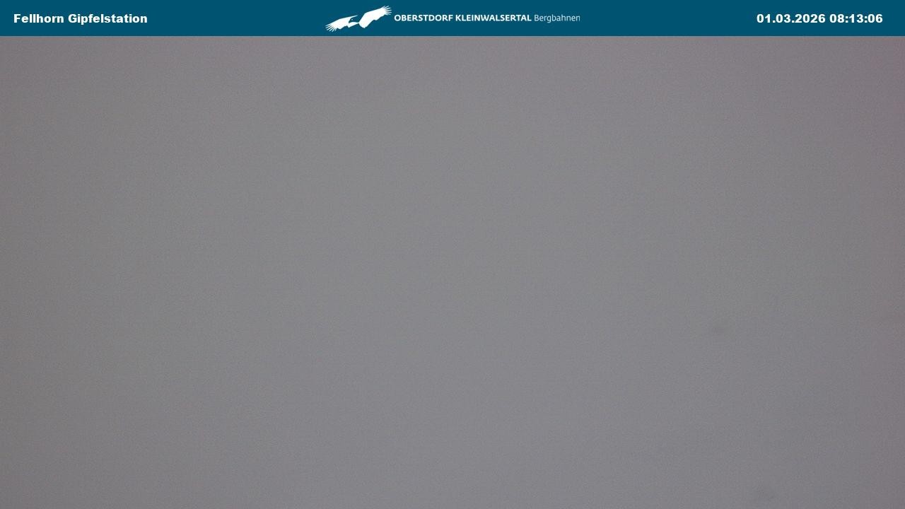 Archiv Foto Webcam Bergstation Fellhornbahn (1.967m)