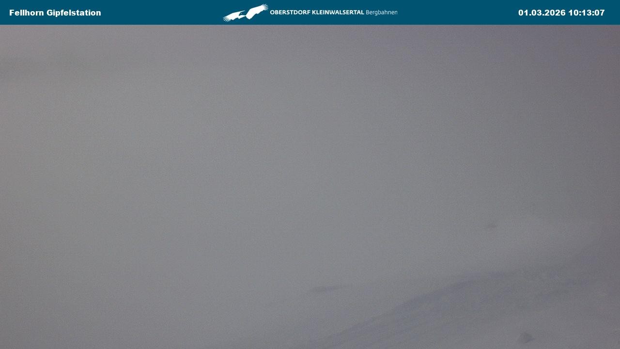 Archiv Foto Webcam Bergstation Fellhornbahn (1.967m)