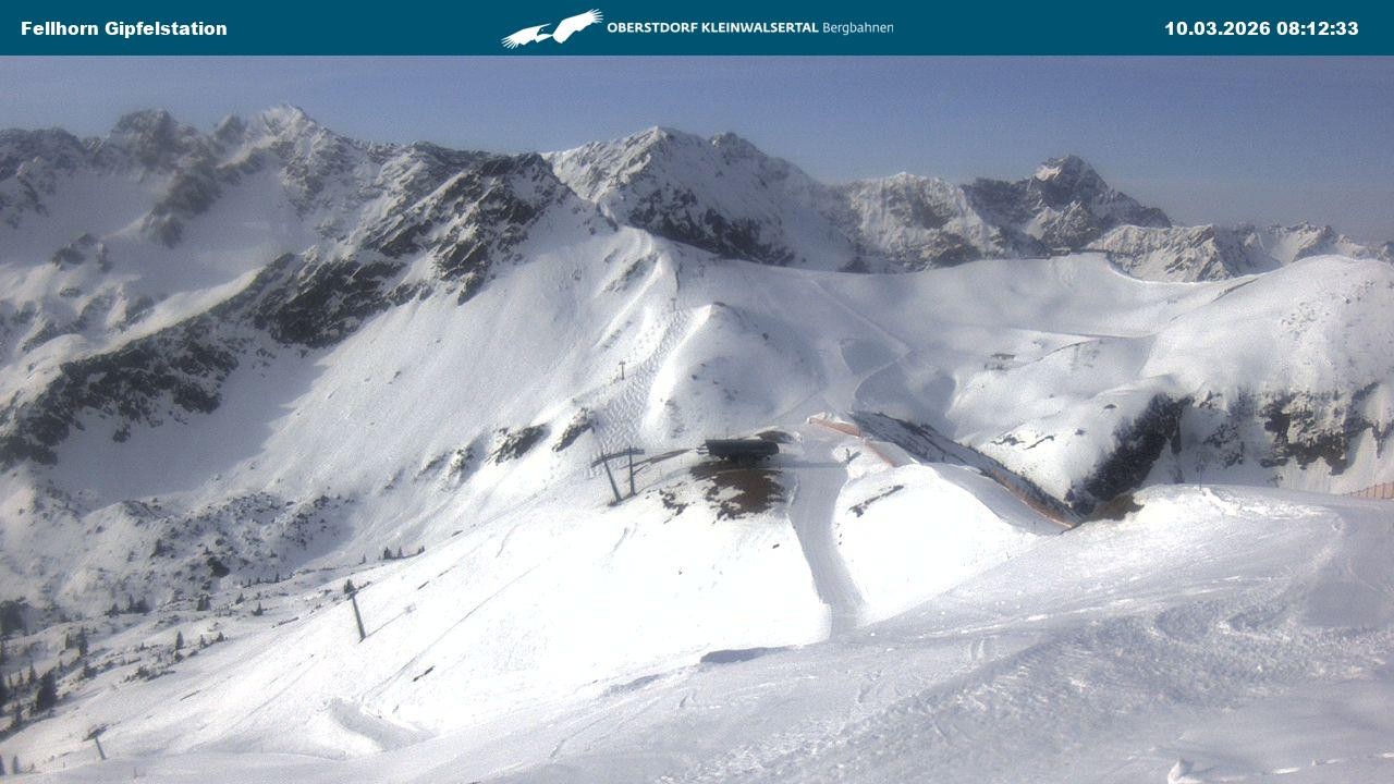 Archiv Foto Webcam Bergstation Fellhornbahn (1.967m)