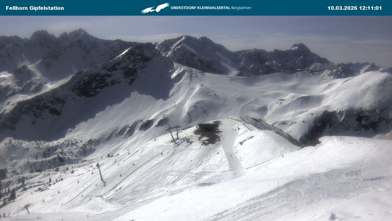Archiv Foto Webcam Bergstation Fellhornbahn (1.967m)
