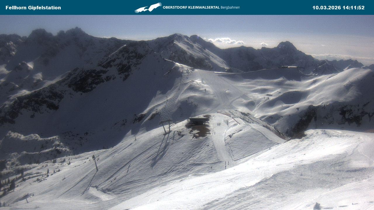 Archiv Foto Webcam Bergstation Fellhornbahn (1.967m)