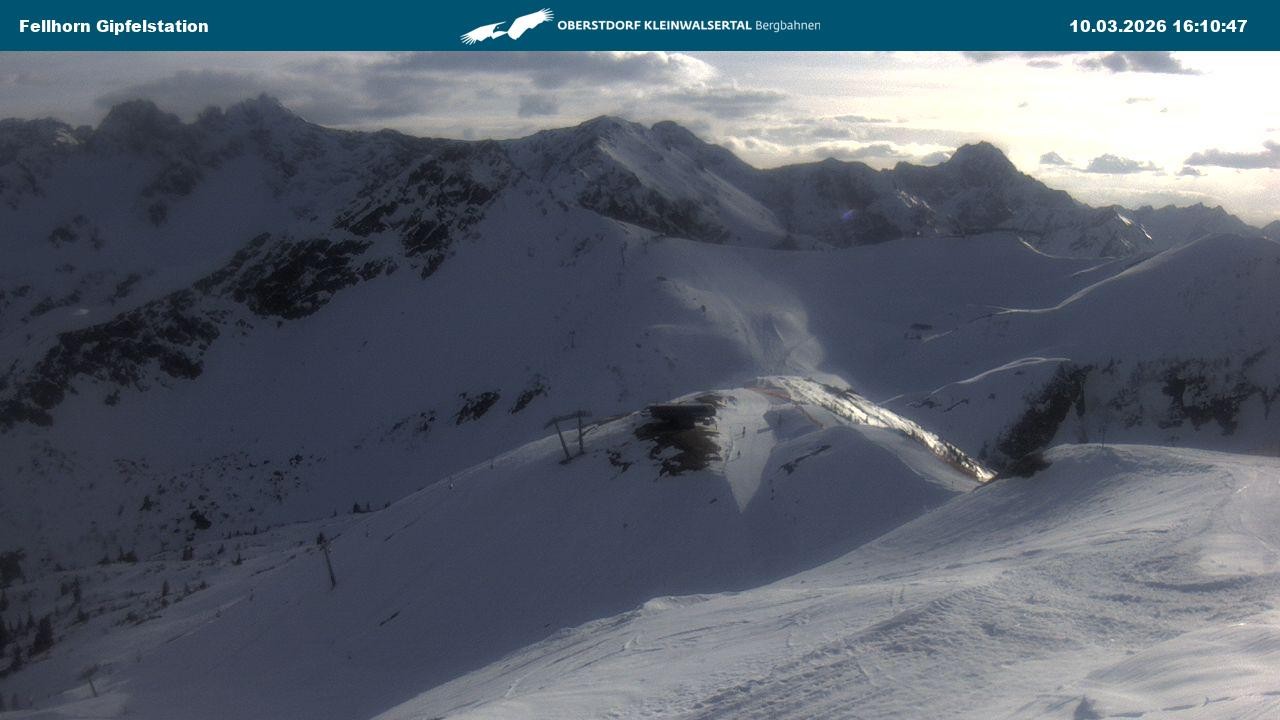 Archiv Foto Webcam Bergstation Fellhornbahn (1.967m)