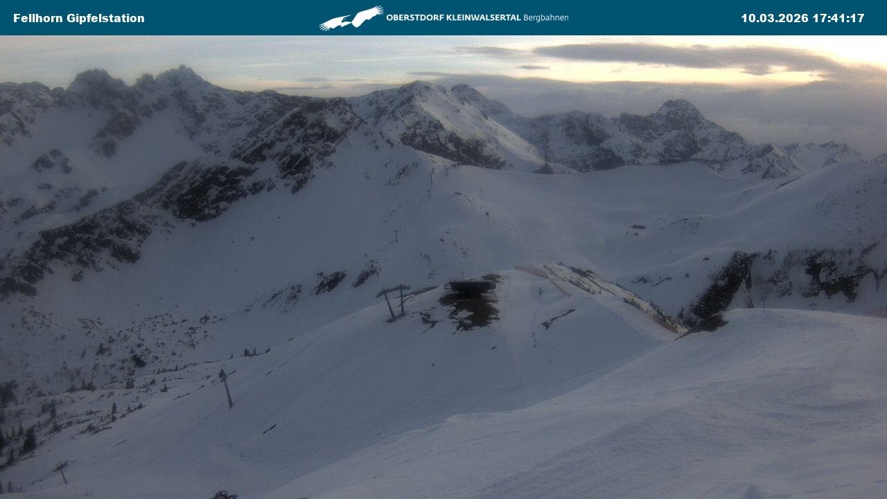 Archiv Foto Webcam Bergstation Fellhornbahn (1.967m)