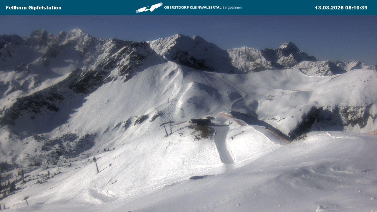 Archiv Foto Webcam Bergstation Fellhornbahn (1.967m)