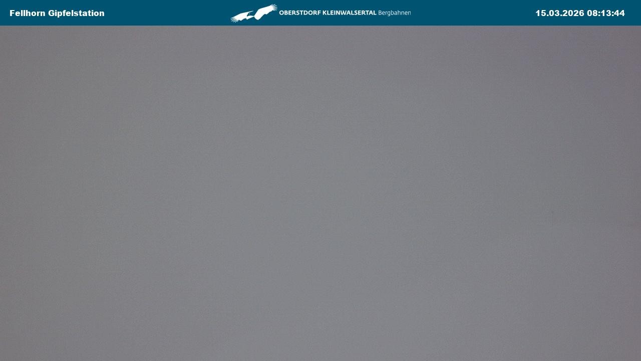 Archived image Webcam Fellhornbahn - Top Station (1.967m)