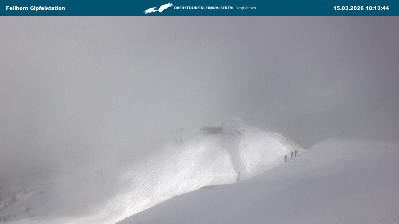 Archived image Webcam Fellhornbahn - Top Station (1.967m)