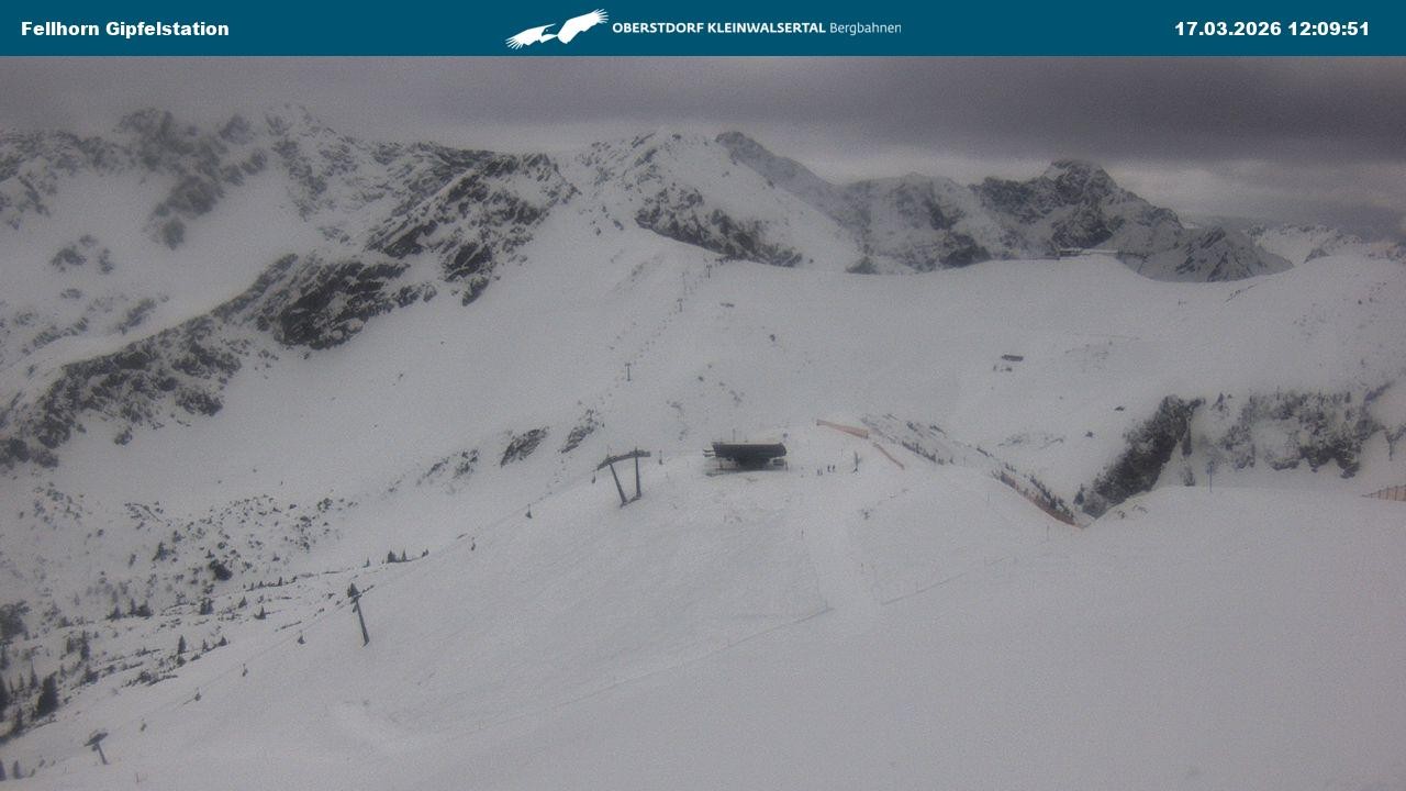 Archived image Webcam Fellhornbahn - Top Station (1.967m)