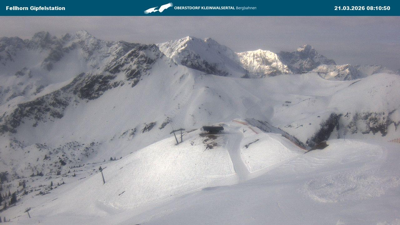 Archiv Foto Webcam Bergstation Fellhornbahn (1.967m)