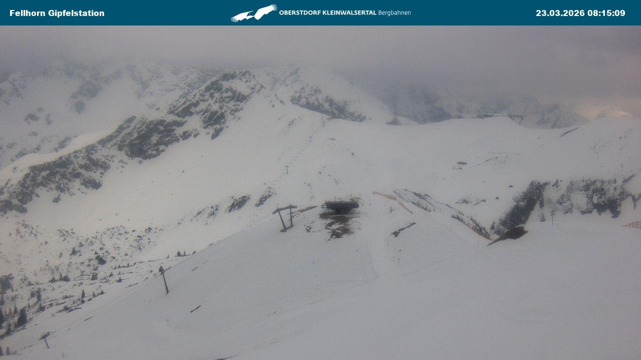 Archiv Foto Webcam Bergstation Fellhornbahn (1.967m)