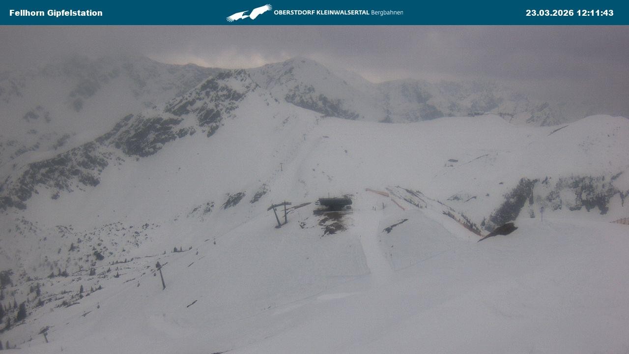 Archiv Foto Webcam Bergstation Fellhornbahn (1.967m)