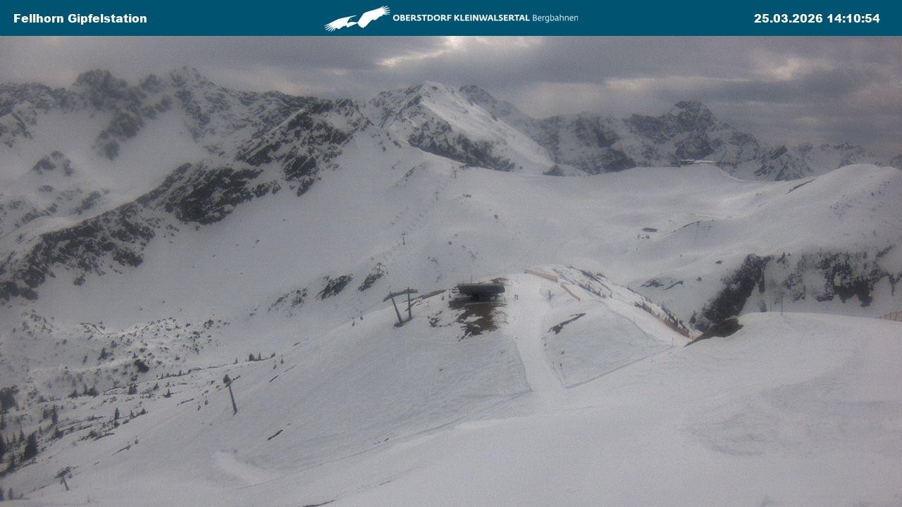 Archiv Foto Webcam Bergstation Fellhornbahn (1.967m)