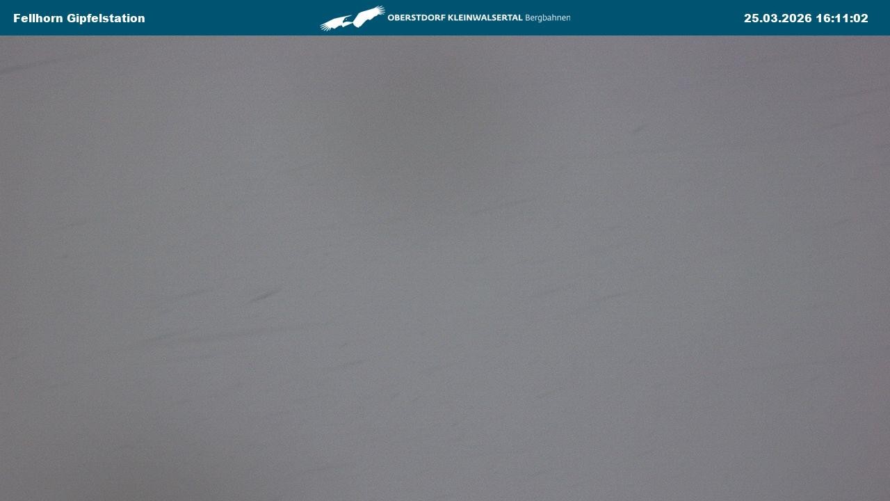 Archived image Webcam Fellhornbahn - Top Station (1.967m)