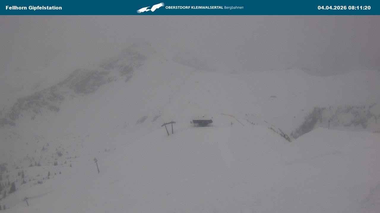 Archiv Foto Webcam Bergstation Fellhornbahn (1.967m)