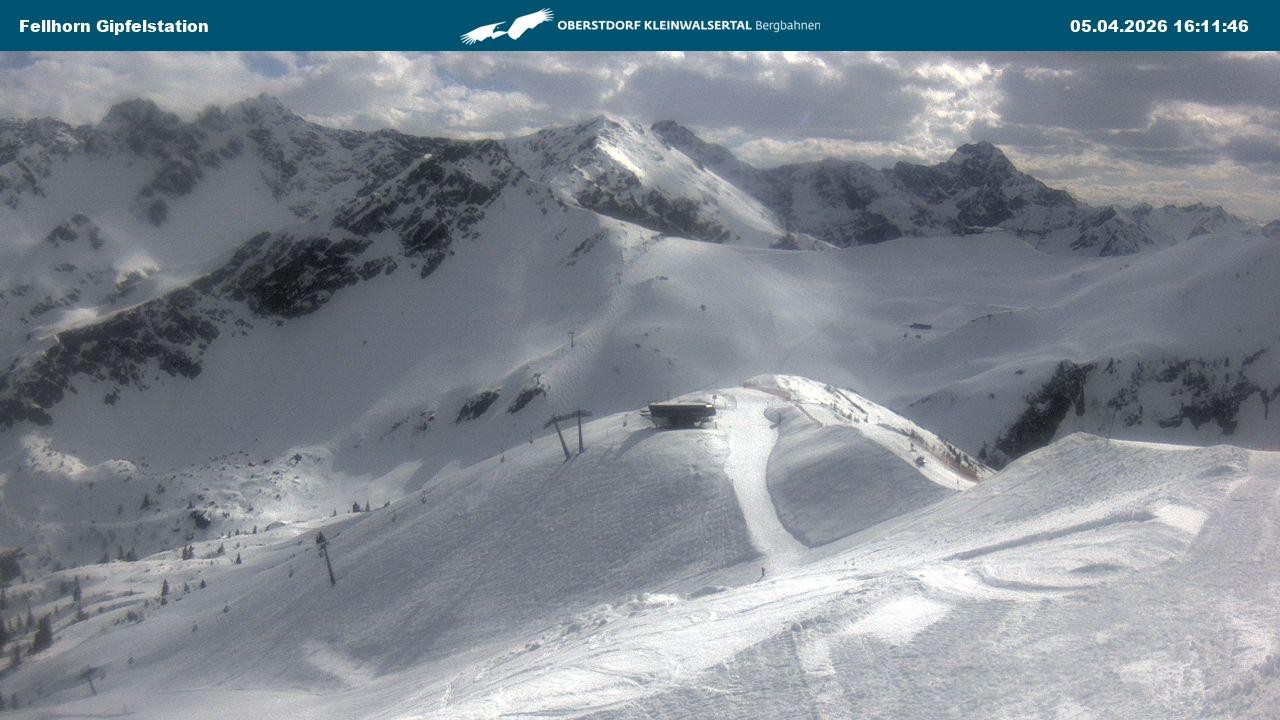 Archived image Webcam Fellhornbahn - Top Station (1.967m)