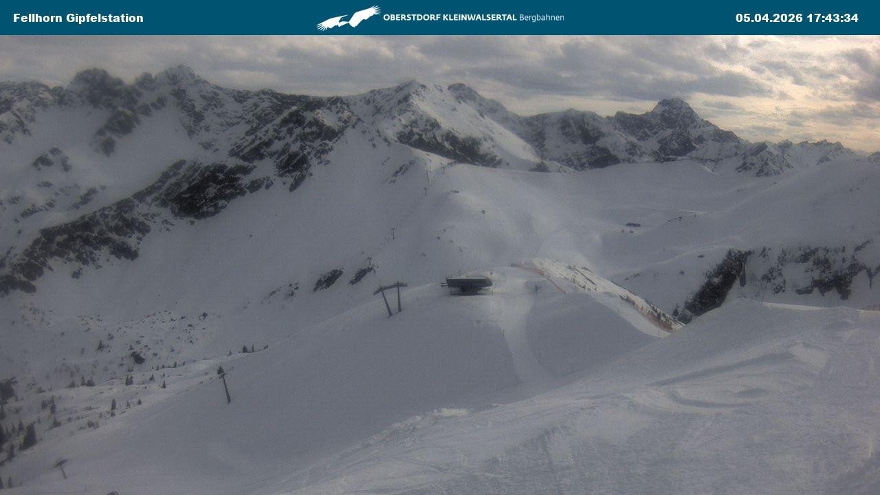 Archived image Webcam Fellhornbahn - Top Station (1.967m)