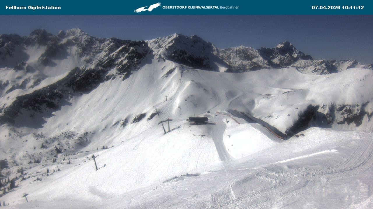 Archiv Foto Webcam Bergstation Fellhornbahn (1.967m)