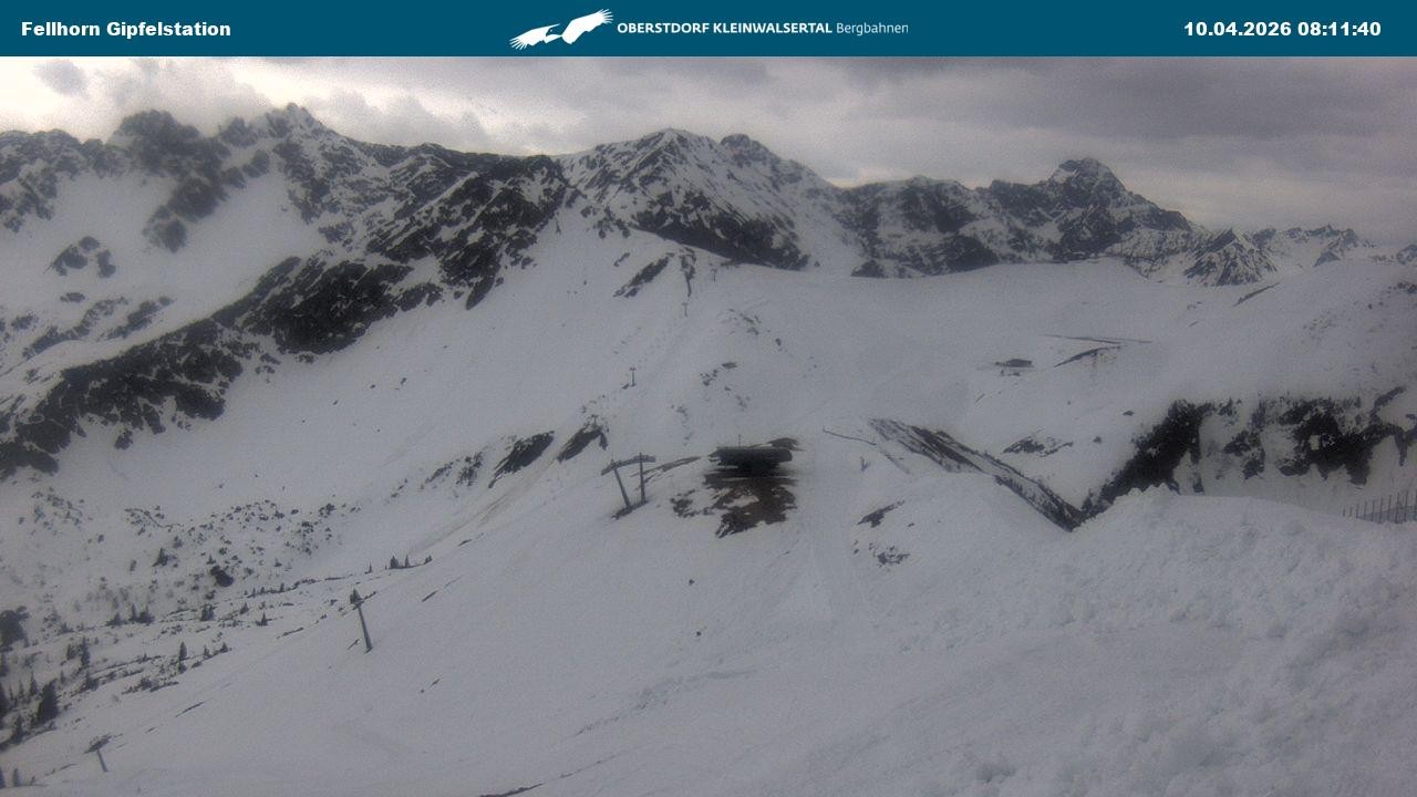 Archiv Foto Webcam Bergstation Fellhornbahn (1.967m)