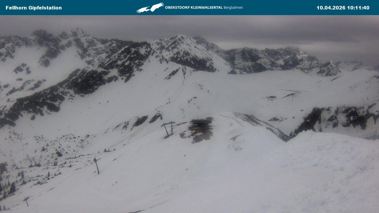 Archiv Foto Webcam Bergstation Fellhornbahn (1.967m)