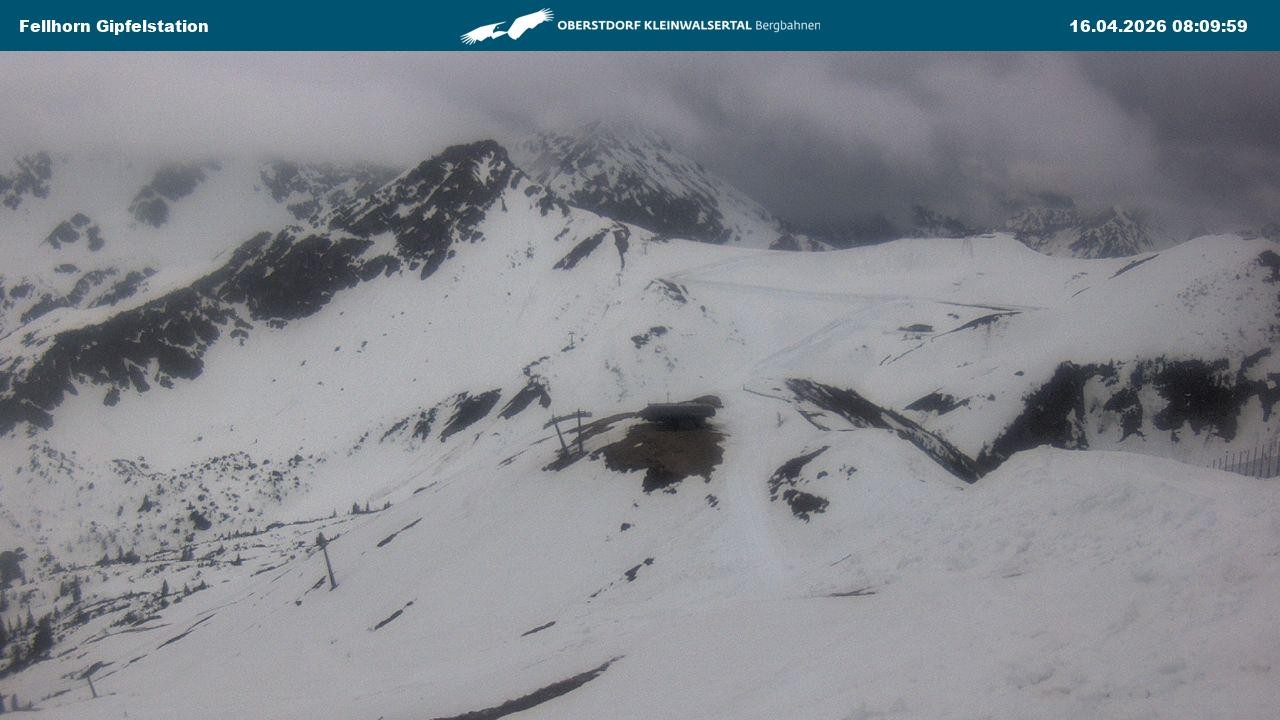 Archived image Webcam Fellhornbahn - Top Station (1.967m)
