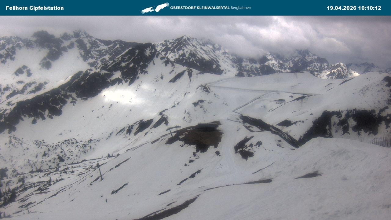 Archiv Foto Webcam Bergstation Fellhornbahn (1.967m)