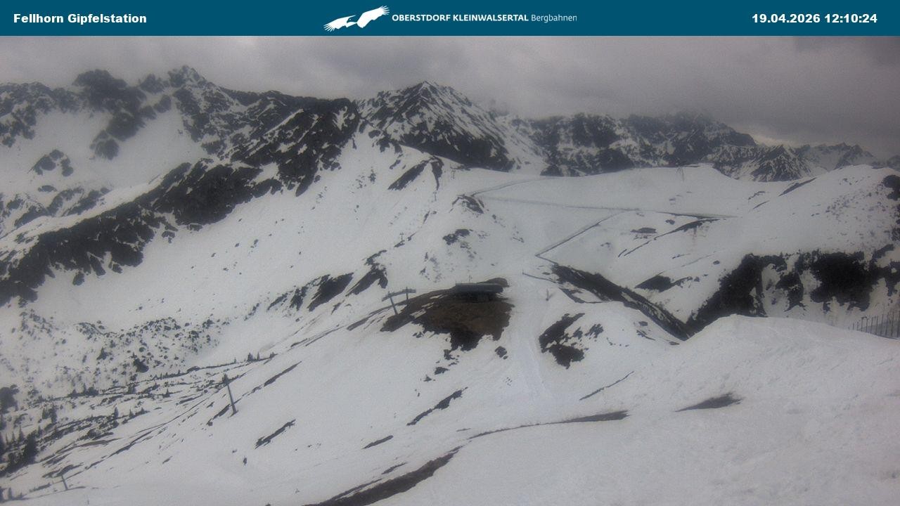 Archiv Foto Webcam Bergstation Fellhornbahn (1.967m)