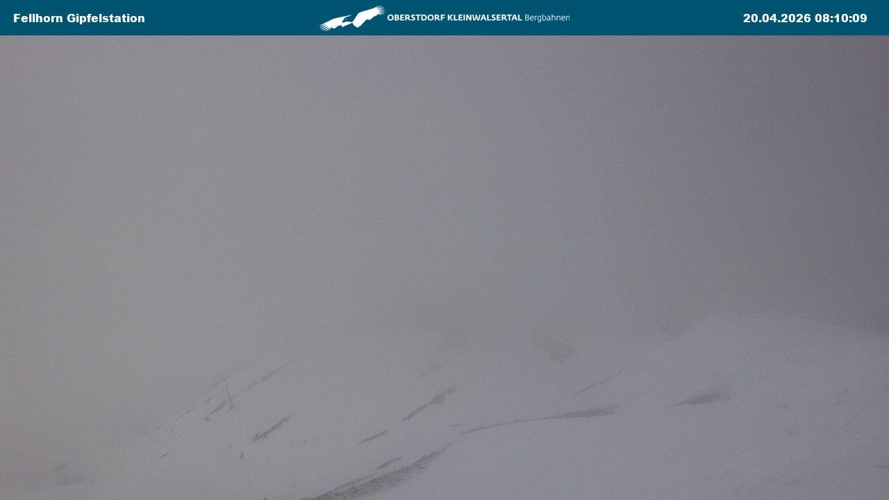 Archiv Foto Webcam Bergstation Fellhornbahn (1.967m)