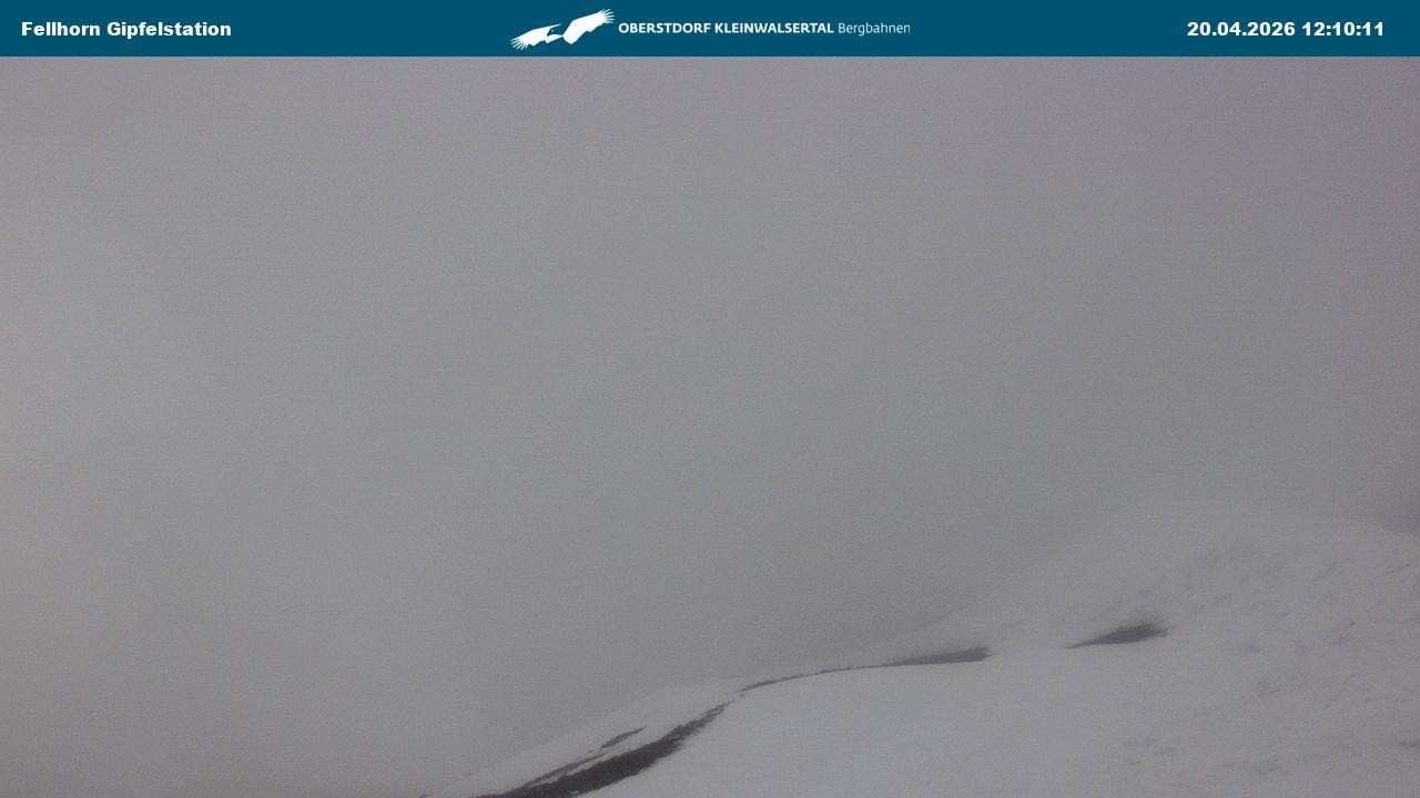 Archived image Webcam Fellhornbahn - Top Station (1.967m)