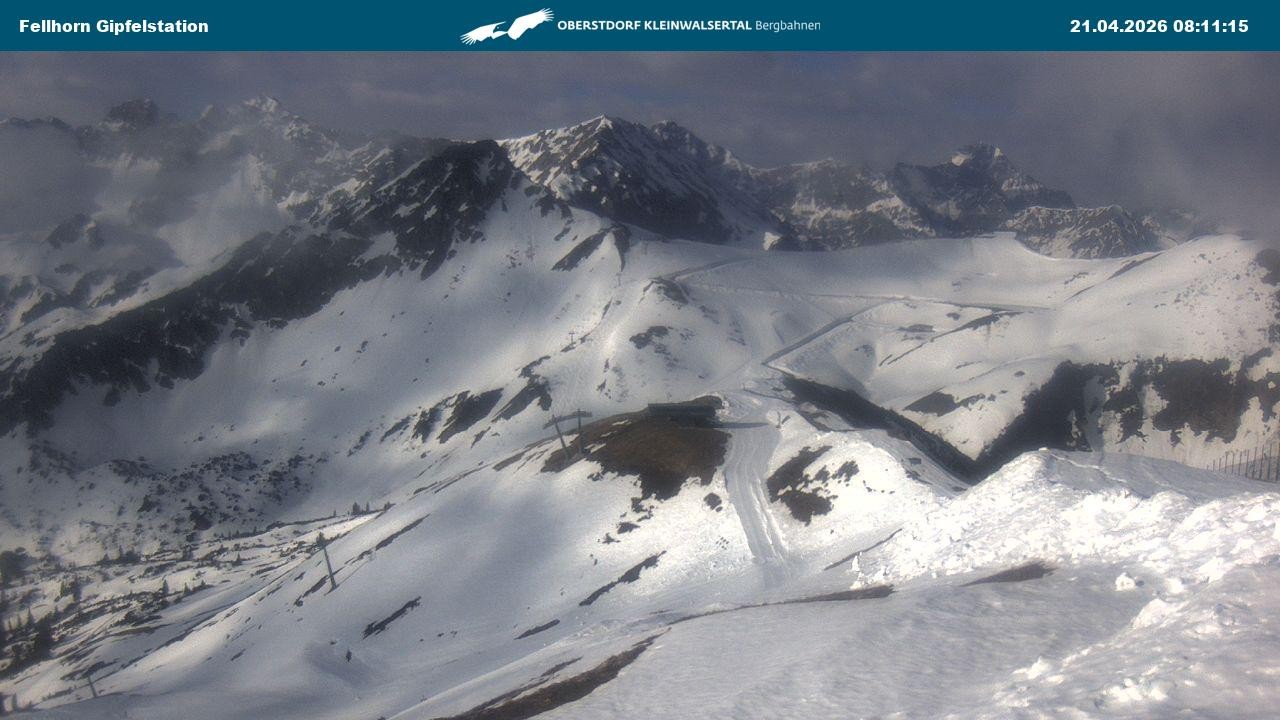 Archiv Foto Webcam Bergstation Fellhornbahn (1.967m)