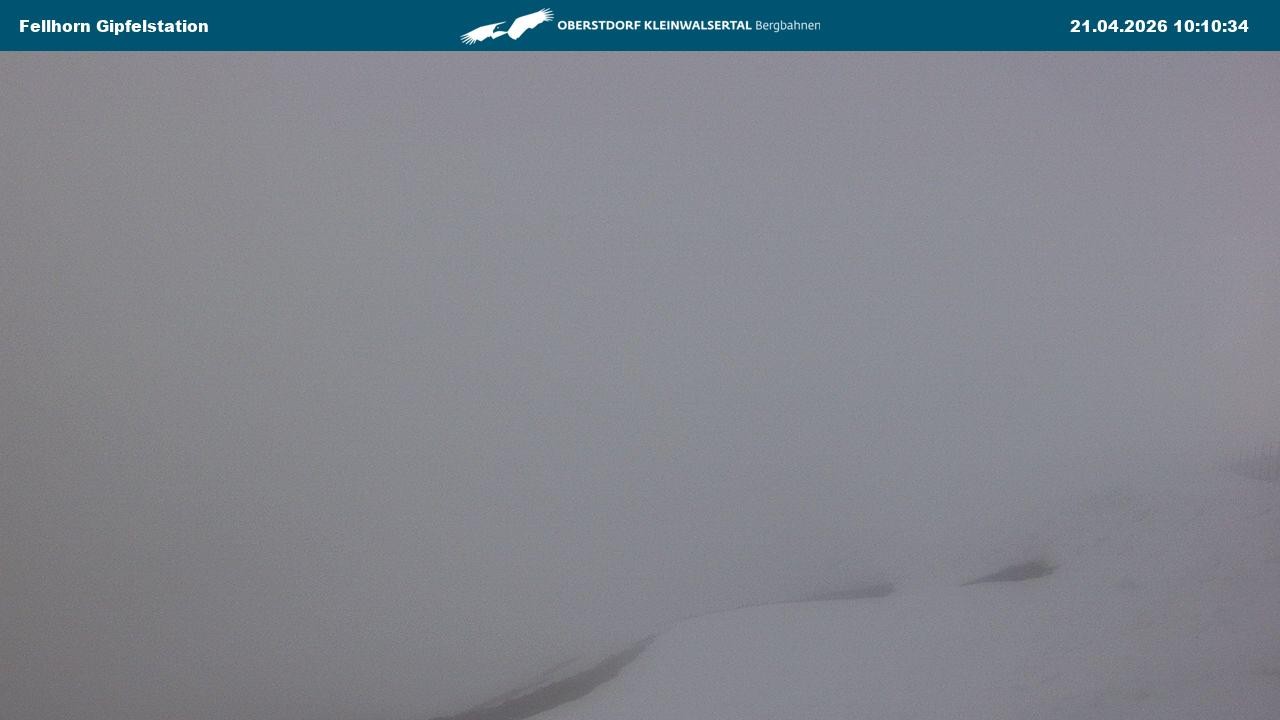 Archiv Foto Webcam Bergstation Fellhornbahn (1.967m)