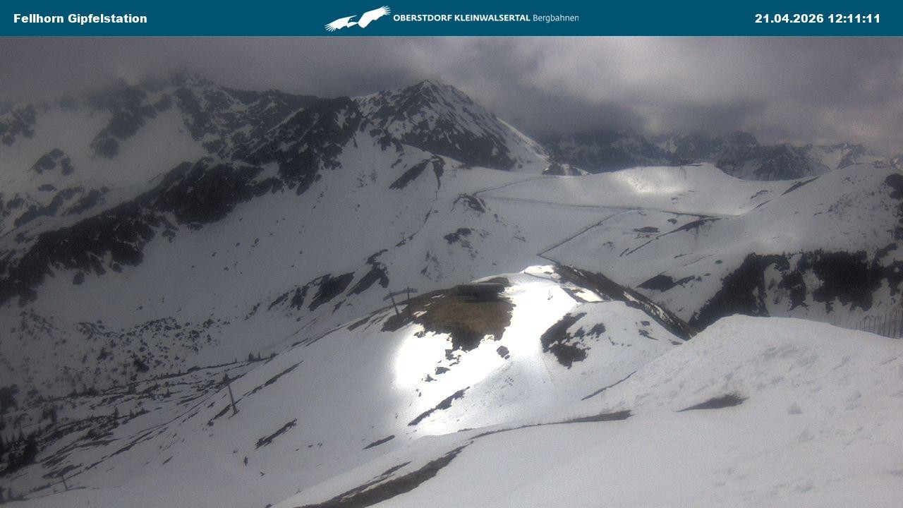 Archiv Foto Webcam Bergstation Fellhornbahn (1.967m)
