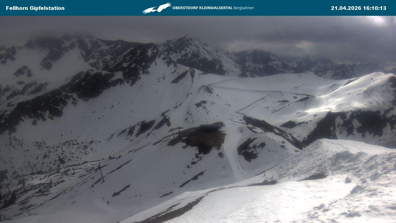 Archiv Foto Webcam Bergstation Fellhornbahn (1.967m)