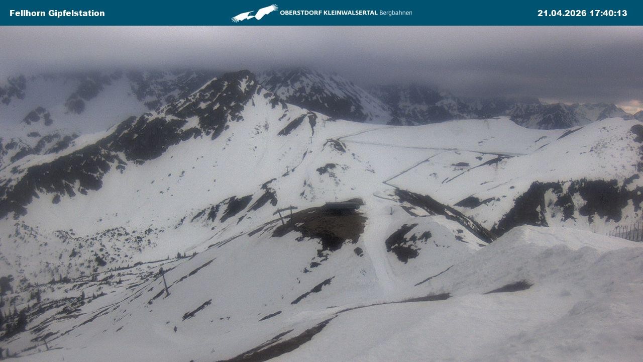 Archived image Webcam Fellhornbahn - Top Station (1.967m)