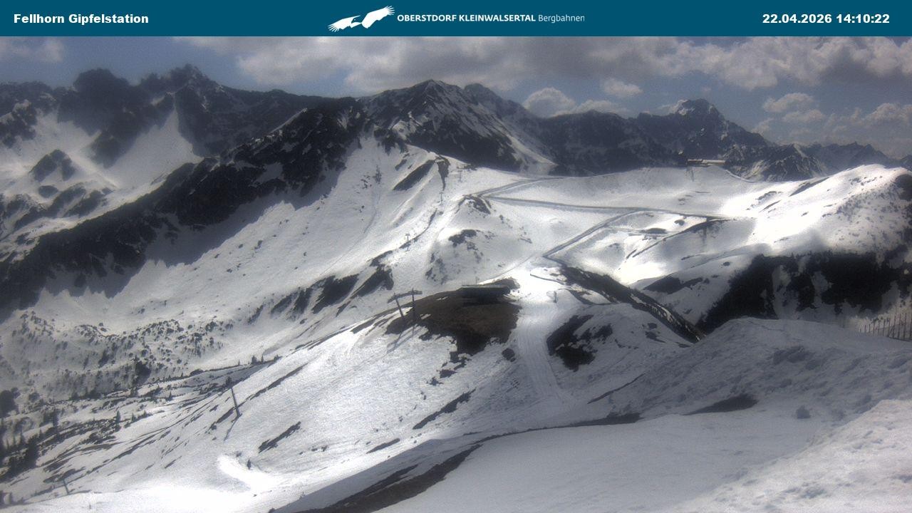 Archiv Foto Webcam Bergstation Fellhornbahn (1.967m)