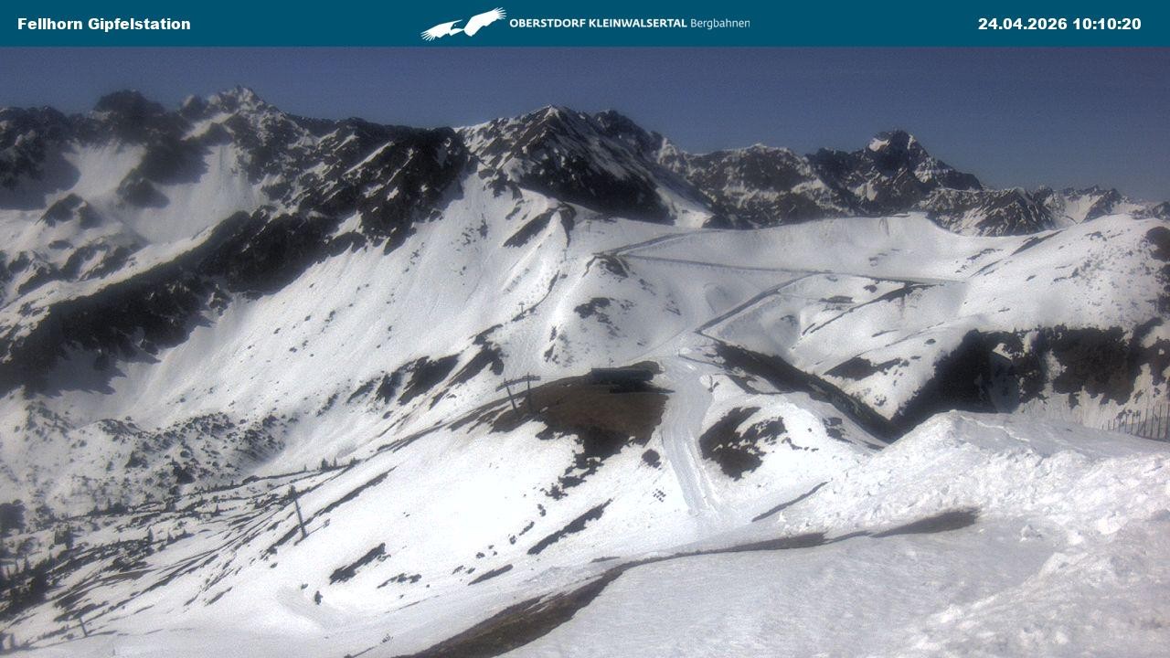Archiv Foto Webcam Bergstation Fellhornbahn (1.967m)