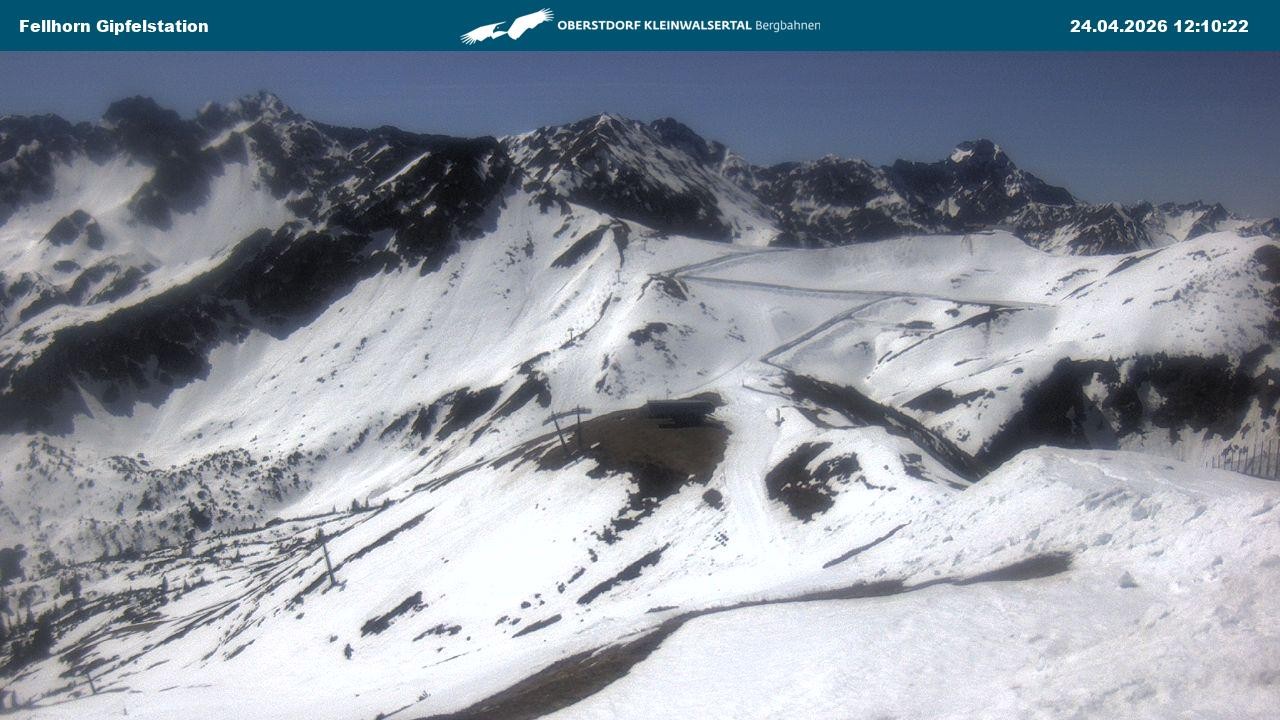 Archiv Foto Webcam Bergstation Fellhornbahn (1.967m)
