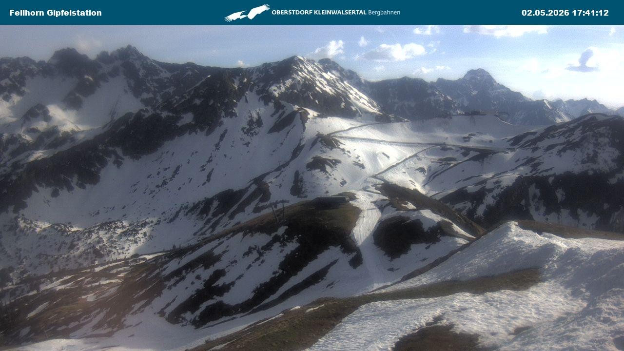 Archived image Webcam Fellhornbahn - Top Station (1.967m)