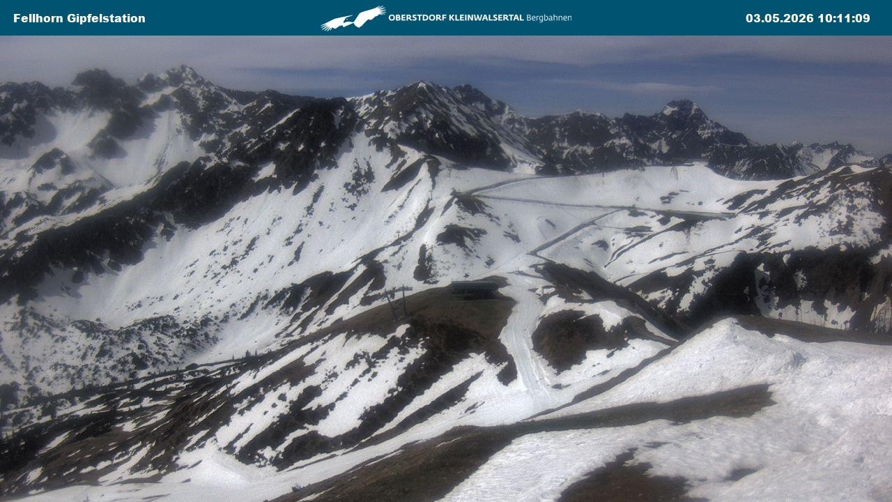 Archiv Foto Webcam Bergstation Fellhornbahn (1.967m)