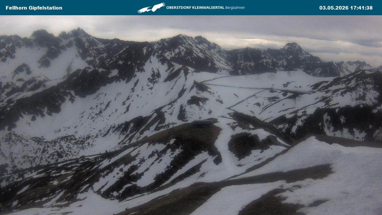 Archiv Foto Webcam Bergstation Fellhornbahn (1.967m)