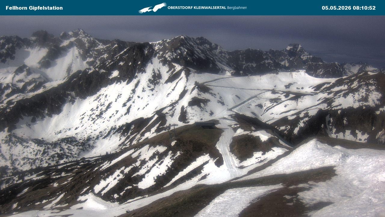 Archived image Webcam Fellhornbahn - Top Station (1.967m)