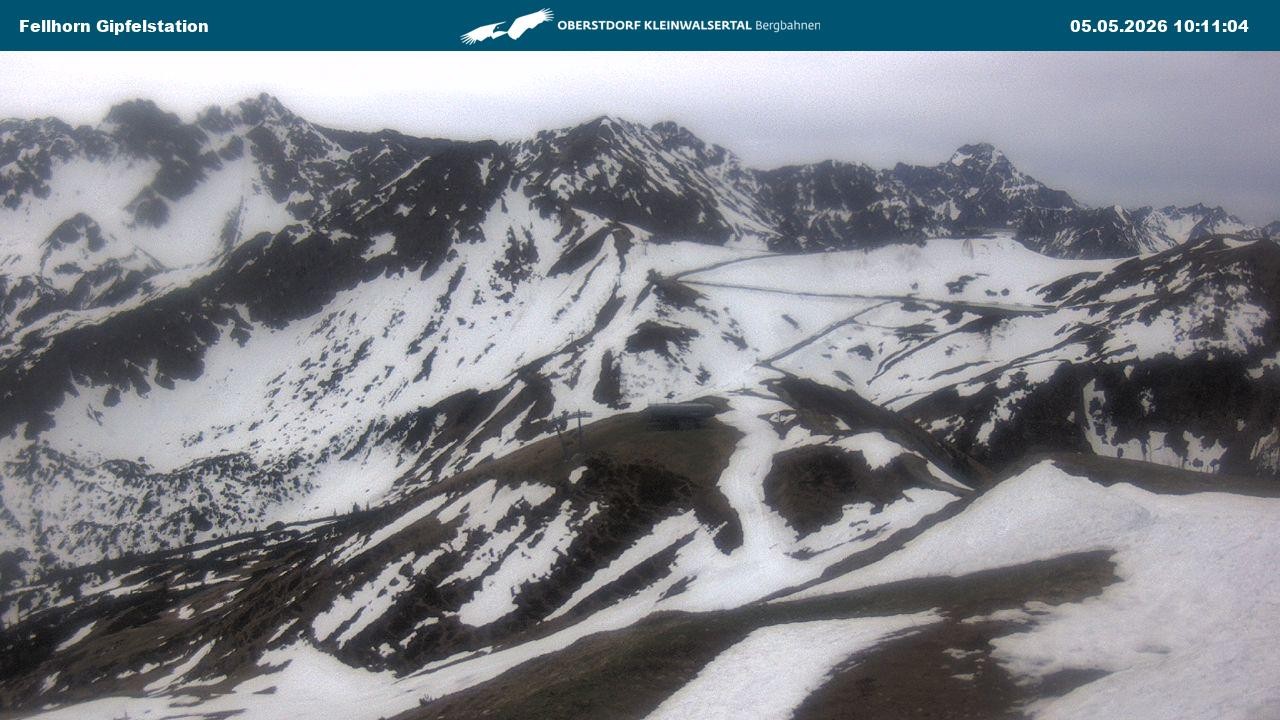 Archived image Webcam Fellhornbahn - Top Station (1.967m)