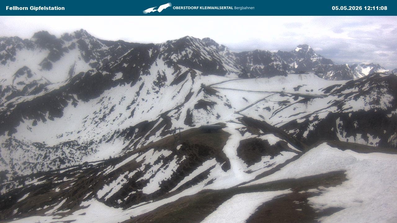 Archived image Webcam Fellhornbahn - Top Station (1.967m)