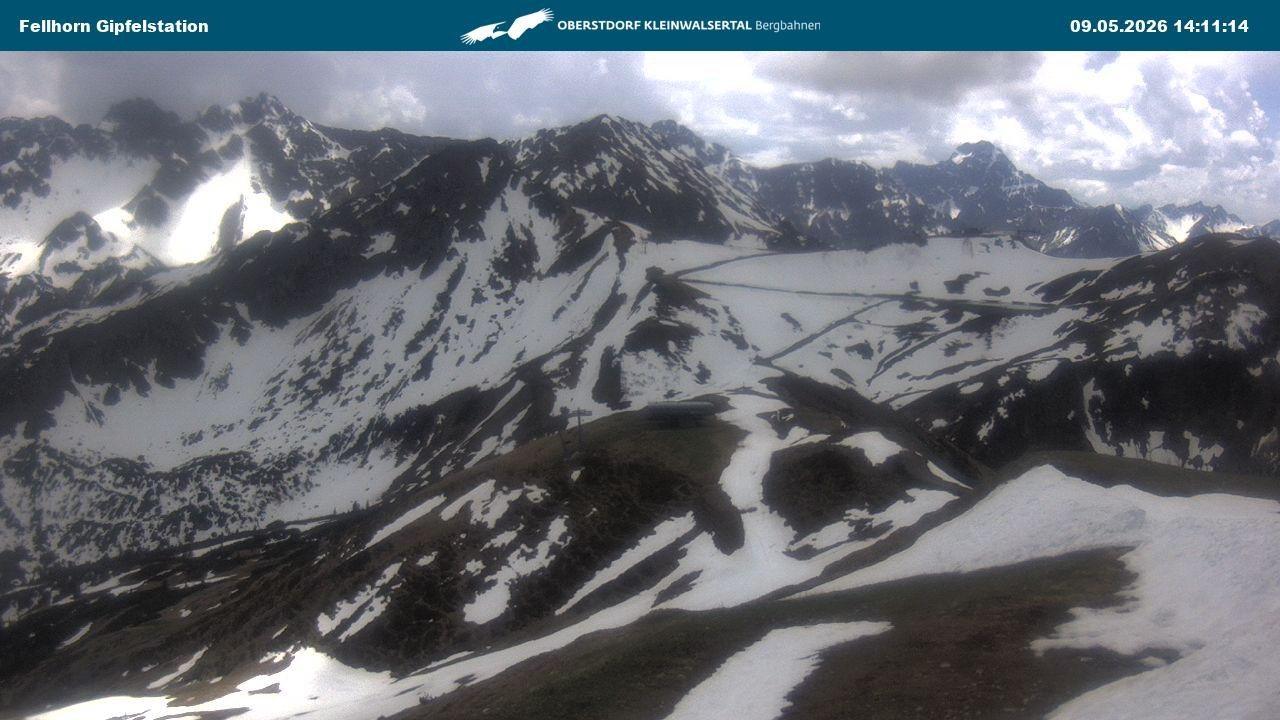 Archiv Foto Webcam Bergstation Fellhornbahn (1.967m)