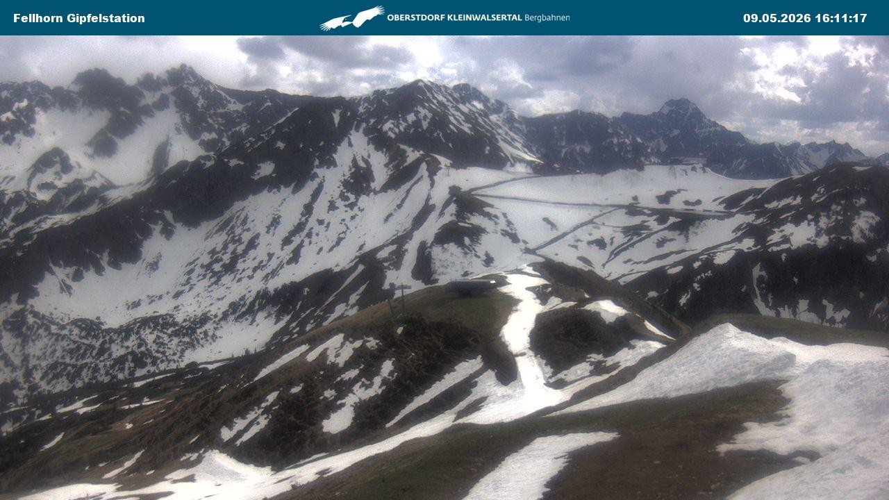 Archiv Foto Webcam Bergstation Fellhornbahn (1.967m)