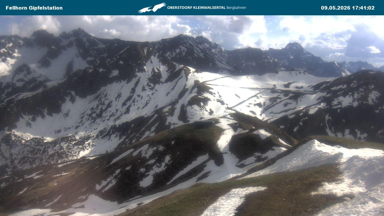 Archiv Foto Webcam Bergstation Fellhornbahn (1.967m)