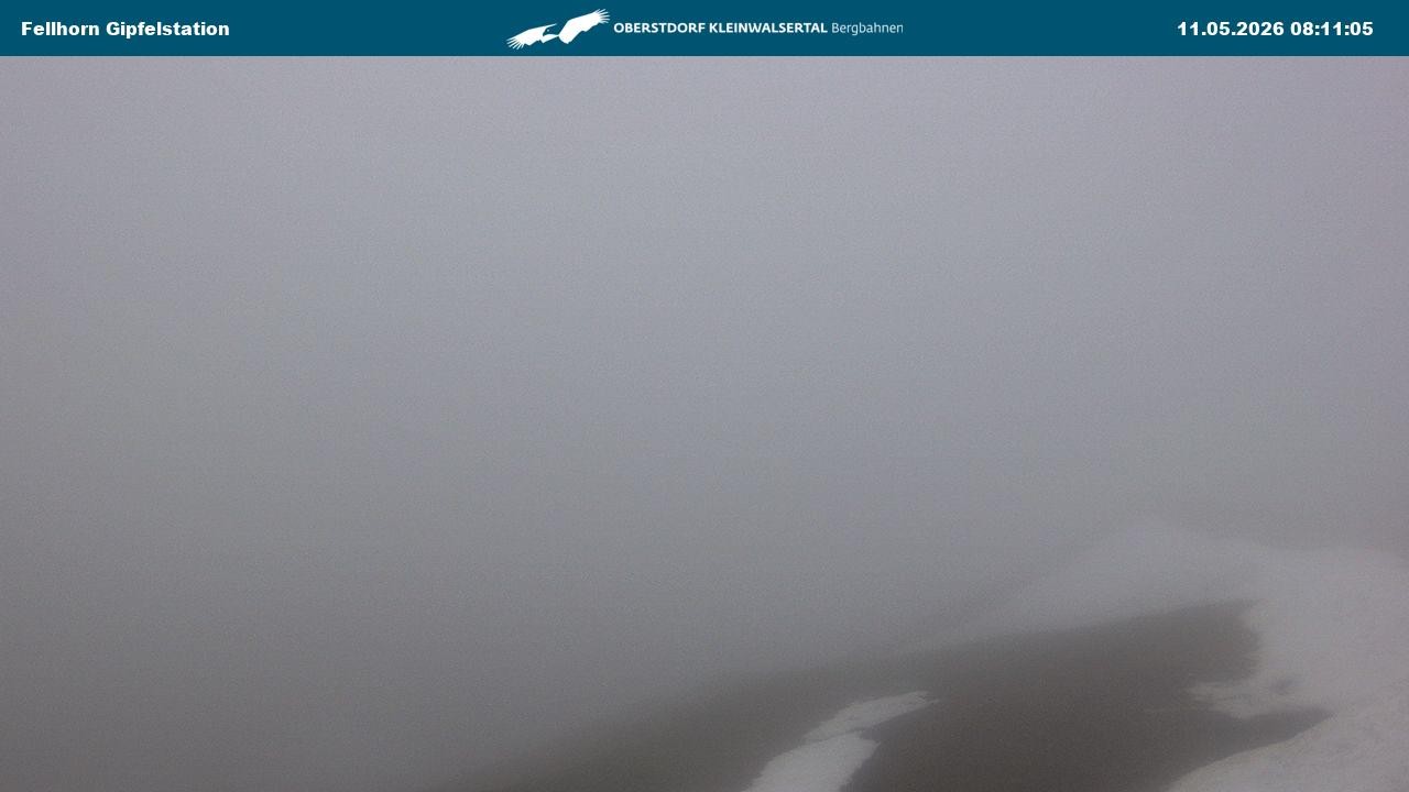Archived image Webcam Fellhornbahn - Top Station (1.967m)